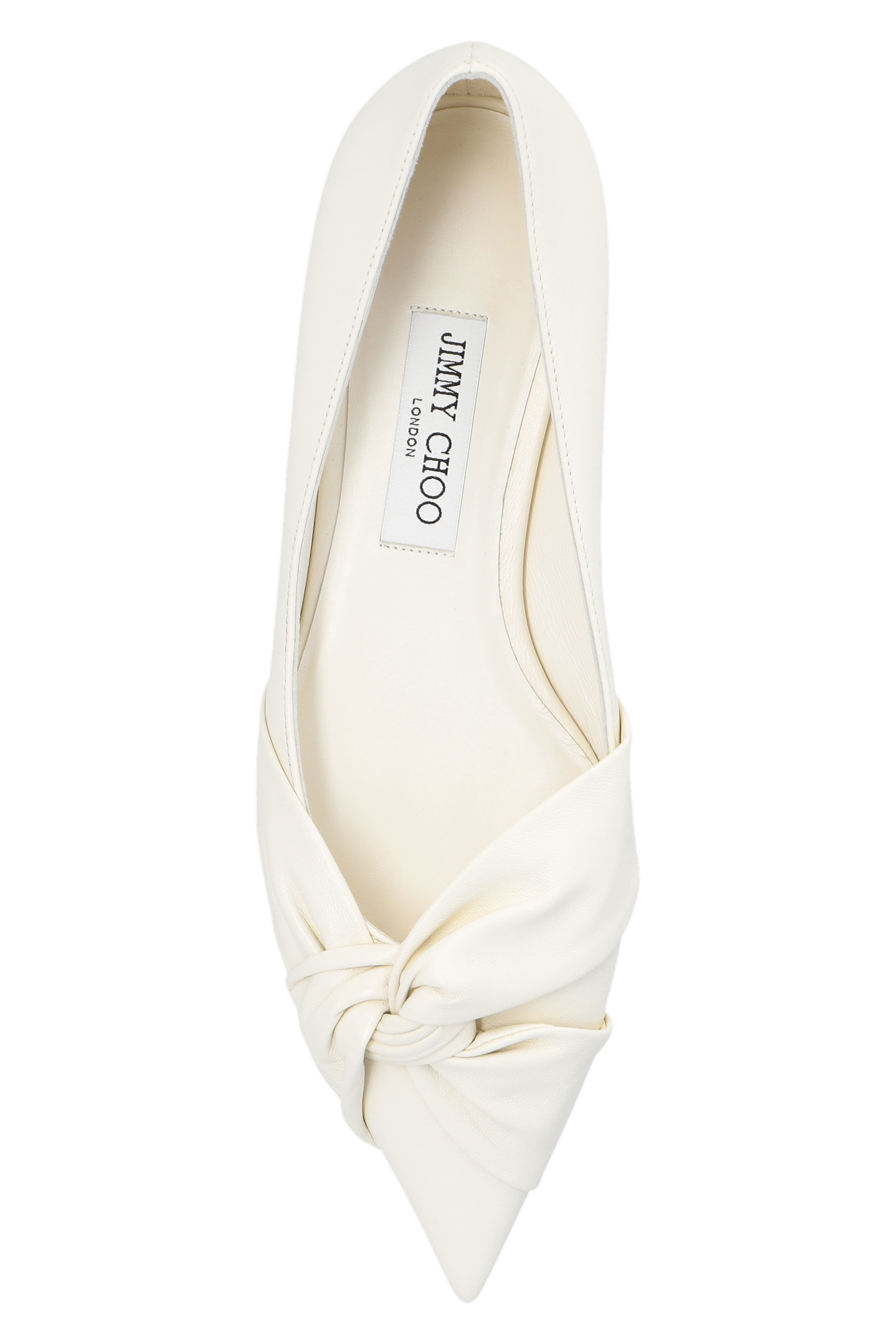 Jimmy choo 2024 white flats